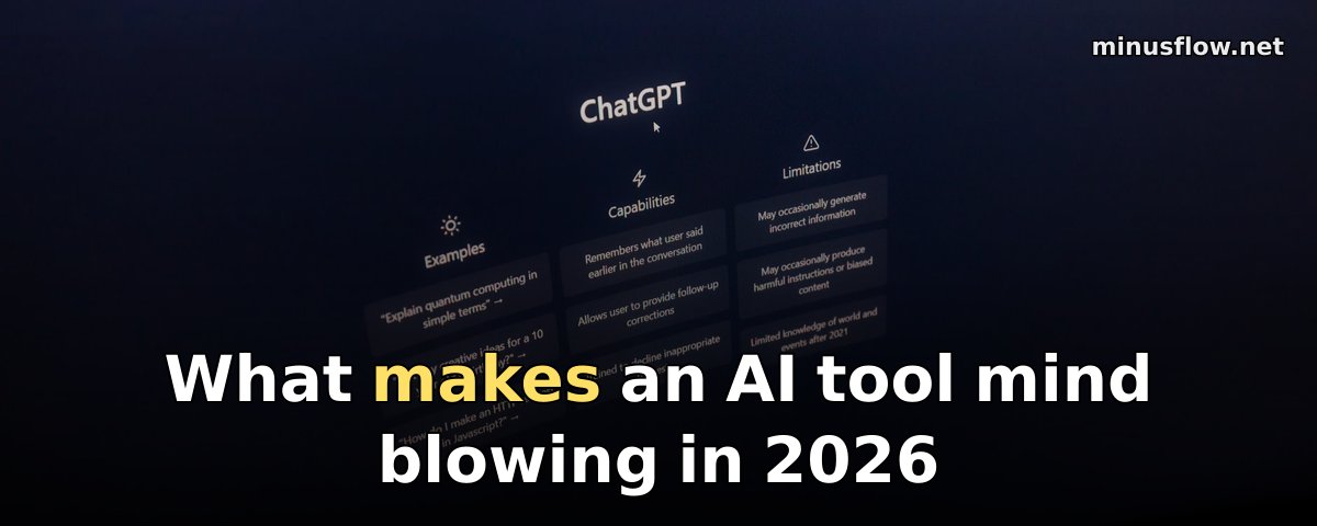 What makes an AI tool mind blowing in 2026